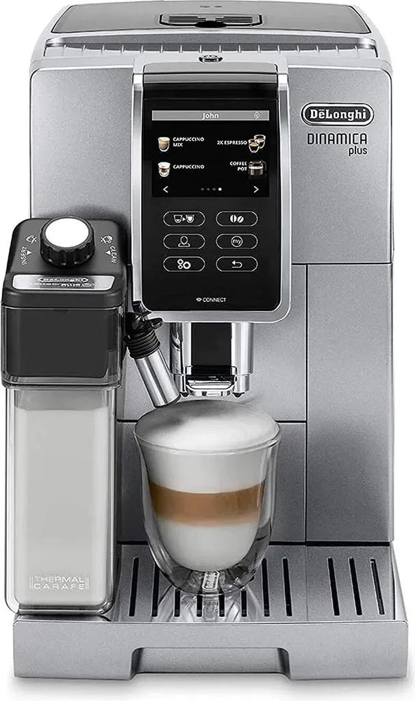 De'Longhi DeLonghi ECAM 370.95 S Dinamica Plus Kaffeevollautomat Silber 3 De'Longhi DeLonghi ECAM 370.95 S Dinamica Plus Kaffeevollautomat Silber
