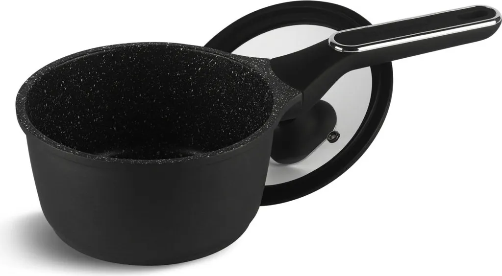 Schwarze Töpfe INDUKTION GLASDECKEL Kochtopf Topfset Keramik Und Pfanne 13 Schwarze Töpfe INDUKTION GLASDECKEL Kochtopf Topfset Keramik Und Pfanne – Bild 11