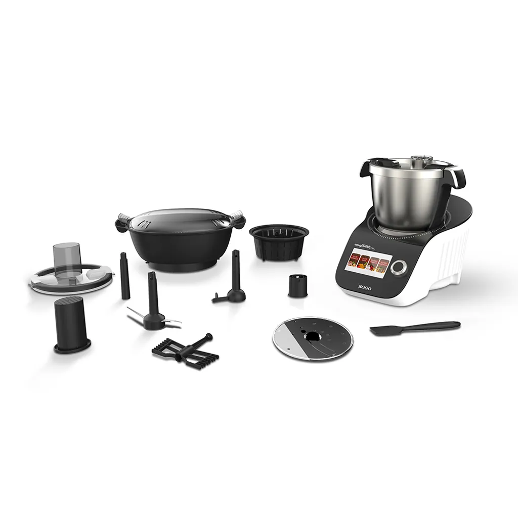 SOGO SS-14565, Sogo Küchenmaschine Mit Schwarzem Touchscreen BAT-SS-14565 4 SOGO SS-14565, Sogo Küchenmaschine Mit Schwarzem Touchscreen BAT-SS-14565 – Bild 2