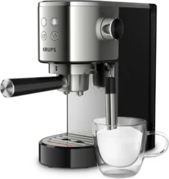 Krups XP 442 - Espresso Siebträger - Edelstahl/schwarz -Kaufland Verkäufe 41616a0dd23e420f0184ebc922ce37a3