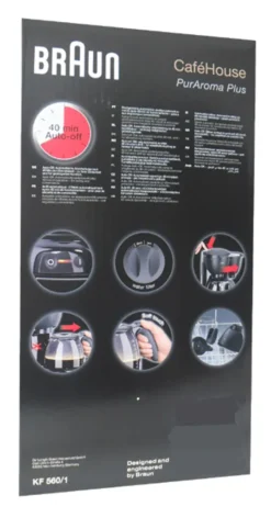 BRAUN Kaffeemaschine KF 560/1 Schwarz -Kaufland Verkäufe 41616b6fb26645fd2c515464ecc33e7b