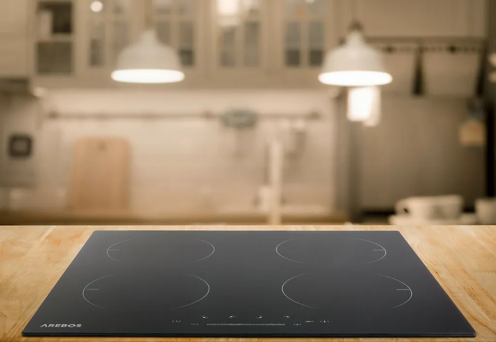 AREBOS Induktionskochfeld, 6000 W, 4 Kochfelder, 59 Cm, Autark, Mit Sensor Touch, Timer, Kindersicherung, Überhitzungsschutz, Autoabschaltung 5 AREBOS Induktionskochfeld, 6000 W, 4 Kochfelder, 59 Cm, Autark, Mit Sensor Touch, Timer, Kindersicherung, Überhitzungsschutz, Autoabschaltung – Bild 3