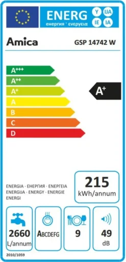 Amica GSP 14742 W, Stand-Geschirrspüler, 45 Cm, Weiß, 9 Maßgedecke, 4 Spülprogramme, 3 Temperaturen, 11 Amica GSP 14742 W, Stand-Geschirrspüler, 45 Cm, Weiß, 9 Maßgedecke, 4 Spülprogramme, 3 Temperaturen, -Kaufland Verkäufe 41eed3359b3a6f13634968acb2a660d0