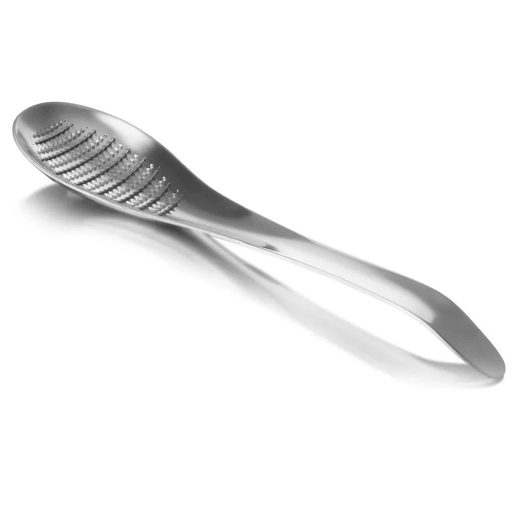 Ingwerreibe Knoblauch Ginger Löffelreibe Gewürzreibe Muskatreide Edelstahl Reibe 5 Ingwerreibe Knoblauch Ginger Löffelreibe Gewürzreibe Muskatreide Edelstahl Reibe – Bild 3