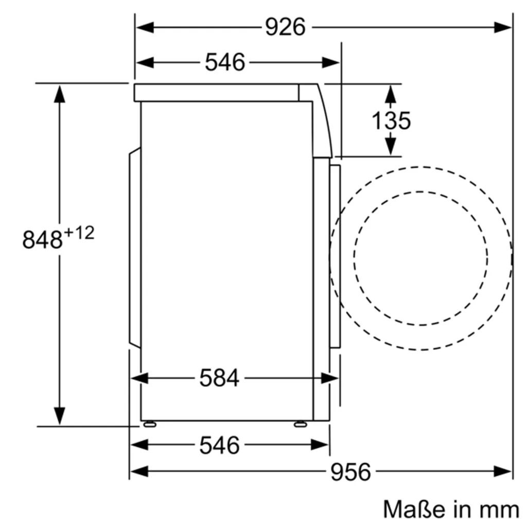 Bosch Serie 2, Waschmaschine WAJ280H1, Frontlader, 7 Kg, 1400 U/min. Mit AntiVibration Design 8 Bosch Serie 2, Waschmaschine WAJ280H1, Frontlader, 7 Kg, 1400 U/min. Mit AntiVibration Design – Bild 6