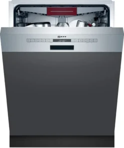 Neff S245ECS11E, Halb Integriert, Standardgröße (60 Cm), Edelstahl, Tasten, 1,75 M, 1,65 M