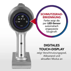 Akku Staubsauger Kabellos Zyklon Sauger Hand Boden Beutellos Display Ladestation -Kaufland Verkäufe 43640ca9355f4545a5145cd5d2cee917