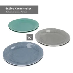 24tlg Geschirrset Jive 6Pers Kaffeebecher Suppenteller Kuchenteller Speiseteller Porzellan Bunt -Kaufland Verkäufe 43b59e78485e3ca6e2ec2338f58bdd6d