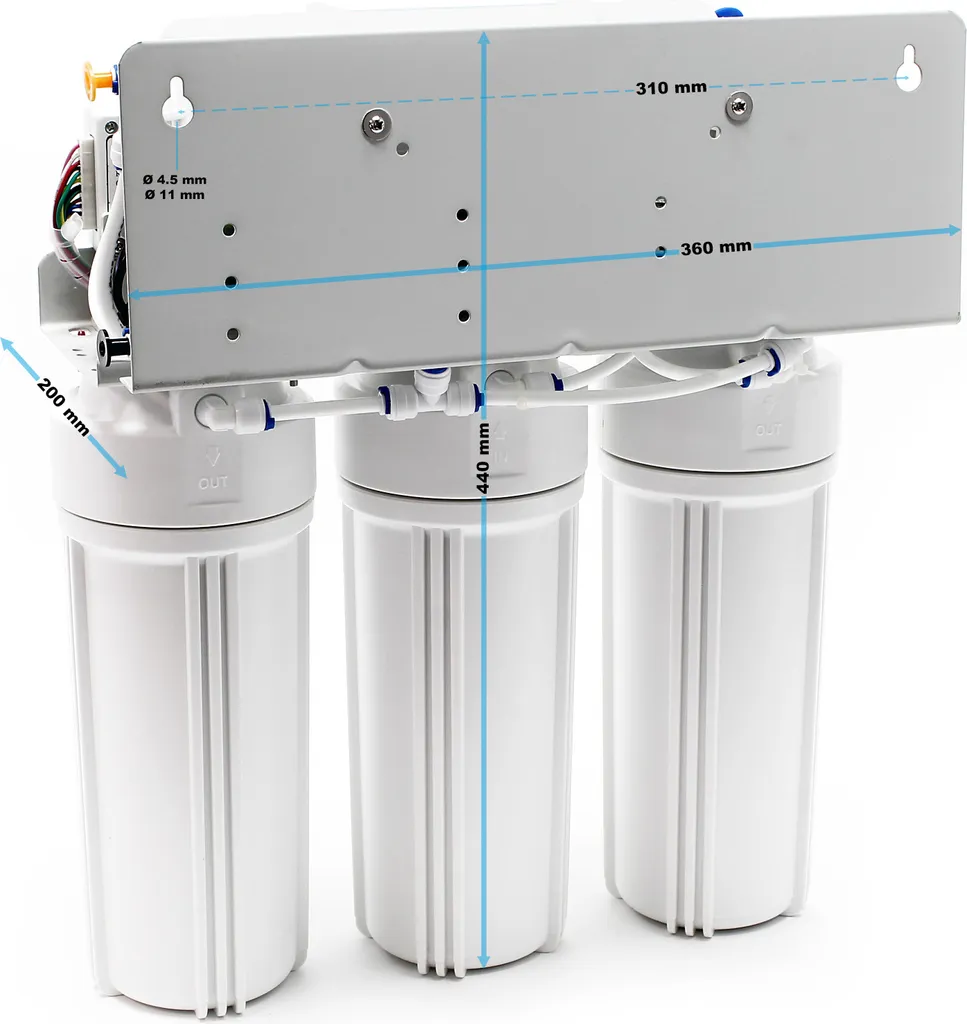 Naturewater Umkehrosmose RO 190 L/Tag NW-RO50-D1 Osmose Entmineralisierung 5 Naturewater Umkehrosmose RO 190 L/Tag NW-RO50-D1 Osmose Entmineralisierung – Bild 3