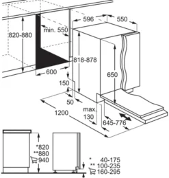 AEG - FSB53927Z - Vollintegrierbarer Geschirrspüler - 60 Cm -Kaufland Verkäufe 43f3876d773eba2aa7c450002146b7cc
