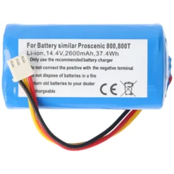 Akku Passend Für Proscenic 800T Li-ion Akku 820T, 830T, 820S Nur Mit Dem Weißen Stecker, Ildung Vergleichen -Kaufland Verkäufe 44027aa3e6b09d61e85ce1eabccb6492