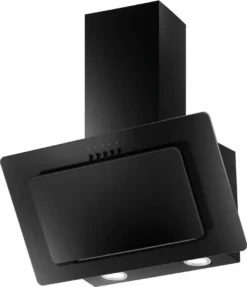 PKM Dunstabzugshaube Wandhaube Kopffreihaube S22-60 BBPY Schwarz LED 60 Cm