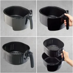 Monzana Heißluftfritteuse XXL Digitales Touch-Display 6,5L LED Mit Rezeptheft 1850W Küche Fritteuse Heißluftofen Schwarz 17 Monzana Heißluftfritteuse XXL Digitales Touch-Display 6,5L LED Mit Rezeptheft 1850W Küche Fritteuse Heißluftofen Schwarz -Kaufland Verkäufe 441c52fccdff5a97edd77302e1e39c31