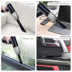 Tastaturreiniger, Mini-Vakuum Für Schreibtisch, Kabelloser Computer-Staubsauger, Wiederaufladbar Für Die Reinigung Von Haaren, Krümeln Für Desktop, Klavier, Autoinnenraum Und Nähmaschine ,Black -Kaufland Verkäufe 448ee5f399026de0e44359256298795f