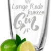 GRAVURZEILE 2er Set Montana GIN-Gläser - Lange Rede Kurzer GIN & Ich Bin GIN Und Weg - Geschenk Für Gute Freunde & Partner - GIN-Glasses + GIN-Tonic -Kaufland Verkäufe 44c202938469ef9a093ef4dca87d4c93