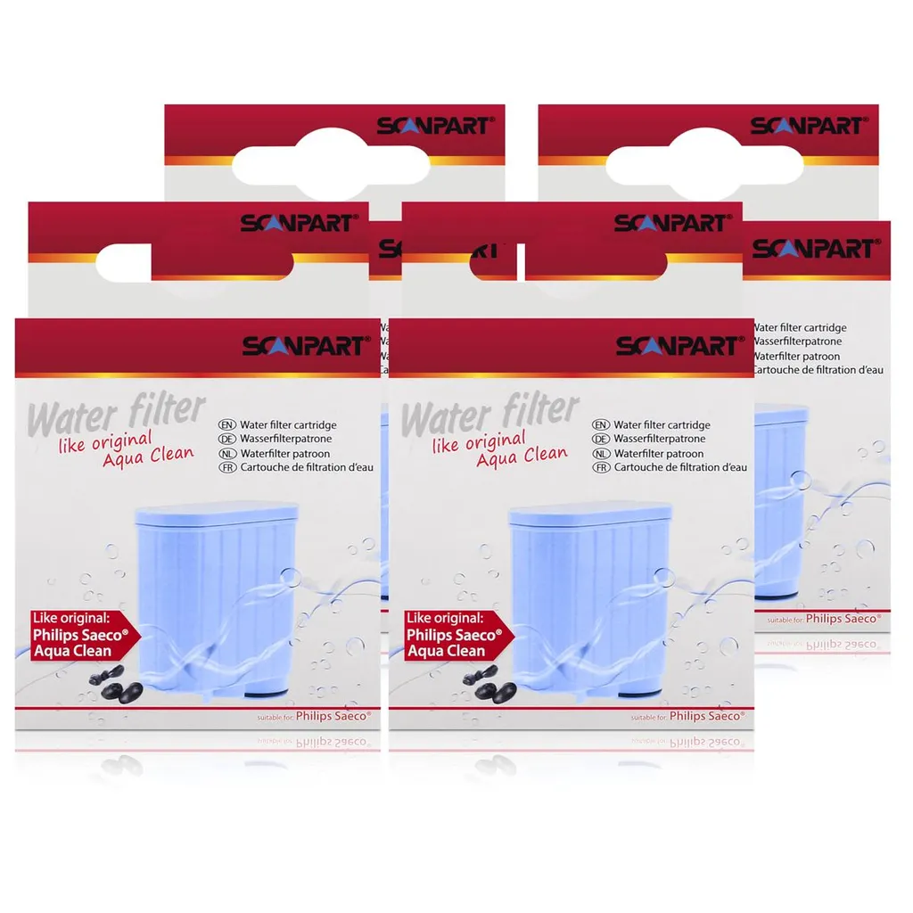 SCANPART Wasserfilter Alternative Zu Philips Saeco AquaClean (4er Pack) 3 SCANPART Wasserfilter Alternative Zu Philips Saeco AquaClean (4er Pack)