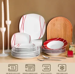 MALACASA, Serie Felisa, 36 Tlg. Set Porzellan Geschirrset Tafelservice Mit 12 Speiseteller, 12 Dessertteller, 12 Suppenteller Für 12 Personen 11 MALACASA, Serie Felisa, 36 Tlg. Set Porzellan Geschirrset Tafelservice Mit 12 Speiseteller, 12 Dessertteller, 12 Suppenteller Für 12 Personen -Kaufland Verkäufe 45009cb1984b3f1d2b86a2087161c102