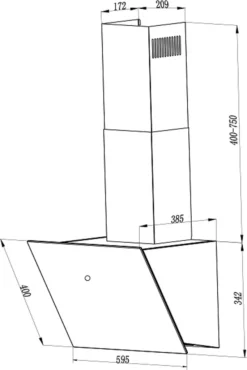 Respekta Dunstabzugshaube Kopffrei Schräghaube Glas 60 Cm Schwarz Touch EEKL A++ -Kaufland Verkäufe 451e3ff529c12046553f9b79d022c609