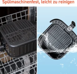 Cosori Premium 5,5-Liter Heißluftfritteuse Mit Spießgestell, Schwarz -Kaufland Verkäufe 45532223982daa4fff8f775d7e3c755e