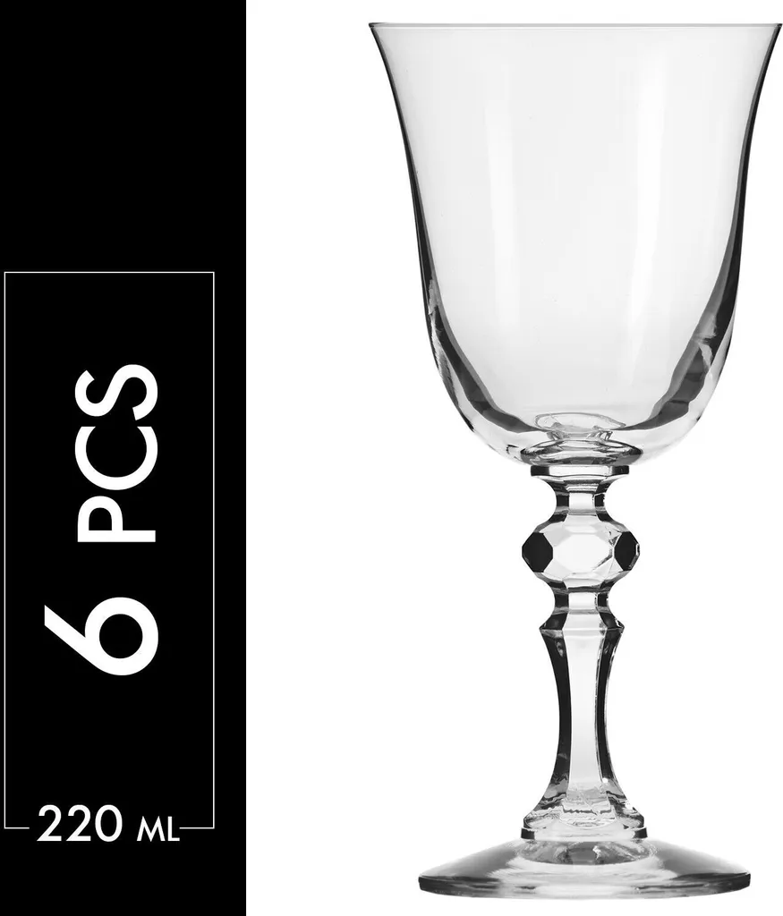 KROSNO Krista Kleine Rotweingläser, 6er-Set, 220 Ml 18 KROSNO Krista Kleine Rotweingläser, 6er-Set, 220 Ml – Bild 16