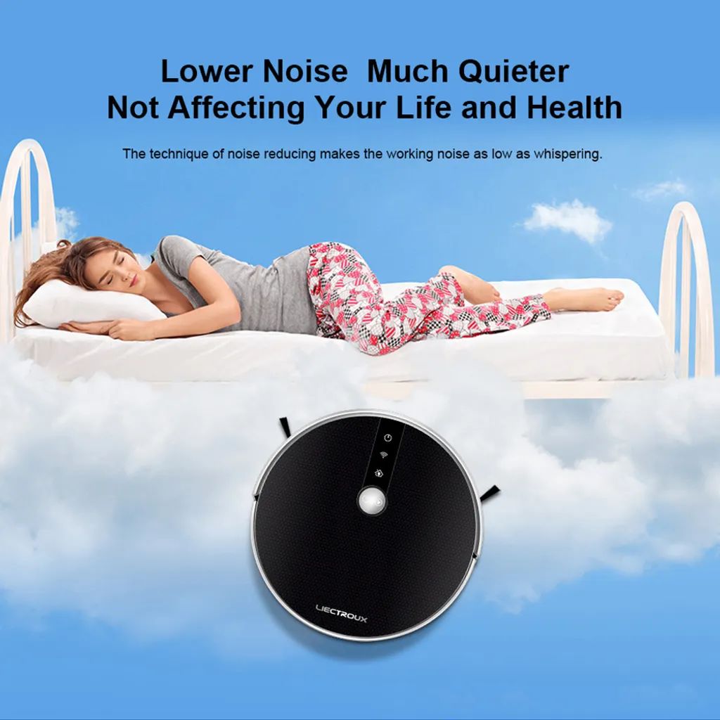 LIECTROUX C30B Automatischer Roboter-Staubsauger 5000Pa Starke Saugleistung Intelligente Dynamische Navigation APP-Fernbedienung Intelligentes Nasswischen Sprachsteuerung Kompatibel Mit Alexa Google Assistant 13 LIECTROUX C30B Automatischer Roboter-Staubsauger 5000Pa Starke Saugleistung Intelligente Dynamische Navigation APP-Fernbedienung Intelligentes Nasswischen Sprachsteuerung Kompatibel Mit Alexa Google Assistant – Bild 11