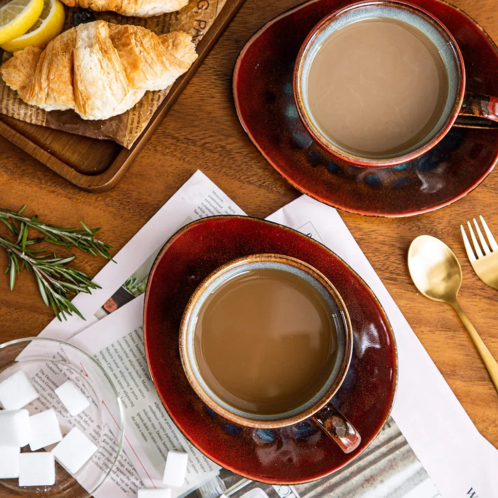 Vancasso Kaffeeservice »STARRY« 8-tlg Steinzeug Kaffeeset Mit Kaffeetasse, Untertasse 7 Vancasso Kaffeeservice »STARRY« 8-tlg Steinzeug Kaffeeset Mit Kaffeetasse, Untertasse – Bild 5