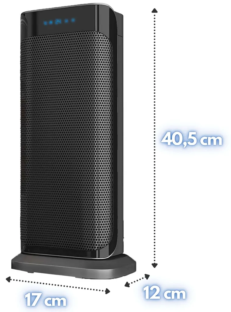 Zilan Keramik Heizlüfter | Heizstrahler | Oszillierend | 2 Leistungsstufen | 8h Timer | Fernbedienung | LED Display | Temperatureinstellung Von 10-35°C | 2000 Watt | 9 Zilan Keramik Heizlüfter | Heizstrahler | Oszillierend | 2 Leistungsstufen | 8h Timer | Fernbedienung | LED Display | Temperatureinstellung Von 10-35°C | 2000 Watt | – Bild 7