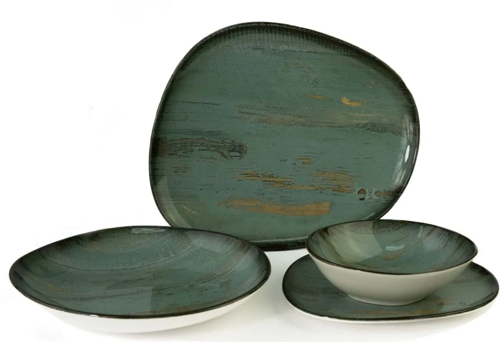 Bonna Geschirrset - Madera - 24 Teilig - 6 Personen - Porzellan 3 Bonna Geschirrset - Madera - 24 Teilig - 6 Personen - Porzellan