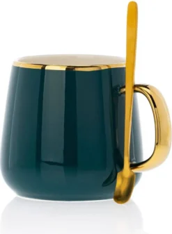 HowHomely Kaffeeservice Keramik 4 Personen - Teeservice 10-tlg. - Grün-Gold 16 HowHomely Kaffeeservice Keramik 4 Personen - Teeservice 10-tlg. - Grün-Gold -Kaufland Verkäufe 463044aeda106ce27cd4b333171be4c2