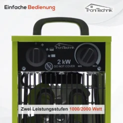 Tronitechnik TT-EIH-152 Heizgerät Heizlüfter Heizung 2.000 Watt, Tragegriff, Stahl, Stufenlose Thermosteuerung 20 Tronitechnik TT-EIH-152 Heizgerät Heizlüfter Heizung 2.000 Watt, Tragegriff, Stahl, Stufenlose Thermosteuerung -Kaufland Verkäufe 46a090d4499e247999d82c5e3fa6ff0c
