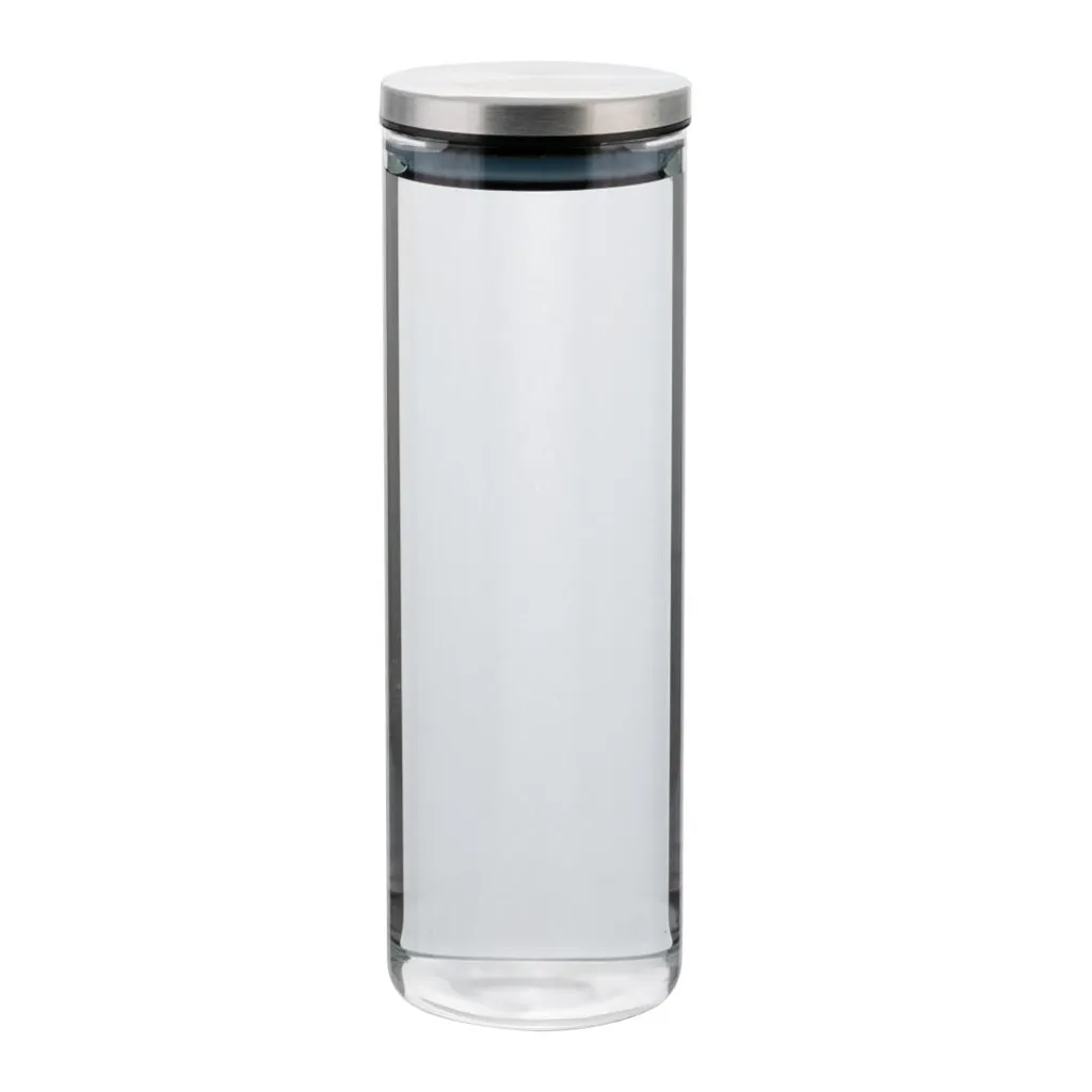 AXENTIA Glas Vorratsdose 1300 Ml Ø 8,5 X H25 Cm, Aufbewahrungsdose Aus Glas Mit Edelstahldeckel Schraubverschluss 3 AXENTIA Glas Vorratsdose 1300 Ml Ø 8,5 X H25 Cm, Aufbewahrungsdose Aus Glas Mit Edelstahldeckel Schraubverschluss
