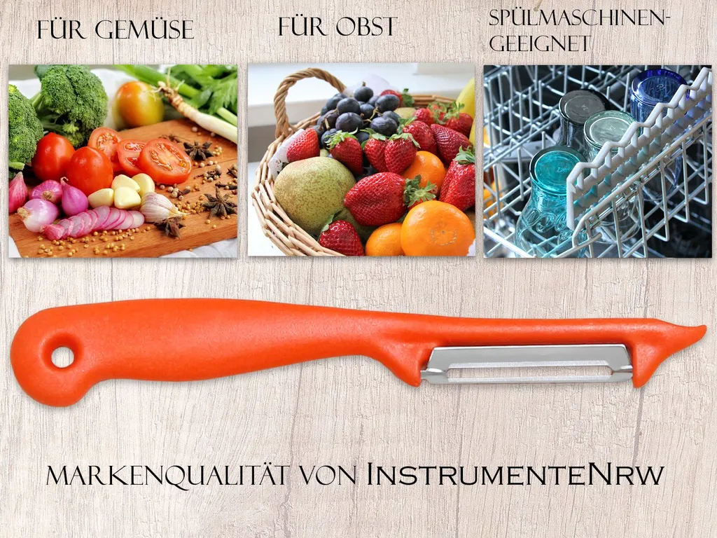 Sparschäler 2er Set Schäler Obst Gemüse Mit Rostfreier Scharfer Pendelklinge Universalschäler Für Rechts Und Linkshänder Allzweckschäler Zum Schälen Von Obst Gemüse Spülmaschinen Geeignet Orange 4 Sparschäler 2er Set Schäler Obst Gemüse Mit Rostfreier Scharfer Pendelklinge Universalschäler Für Rechts Und Linkshänder Allzweckschäler Zum Schälen Von Obst Gemüse Spülmaschinen Geeignet Orange – Bild 2