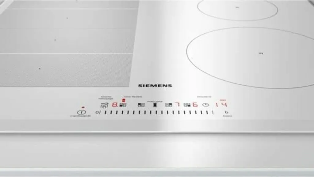 SIEMENS EX652FEB1F - Induktionskochfeld - 4 Zonen - 7400 W - L59,2 X T52,2 Cm - Glasbeschichtung - Weiß 4 SIEMENS EX652FEB1F - Induktionskochfeld - 4 Zonen - 7400 W - L59,2 X T52,2 Cm - Glasbeschichtung - Weiß – Bild 2
