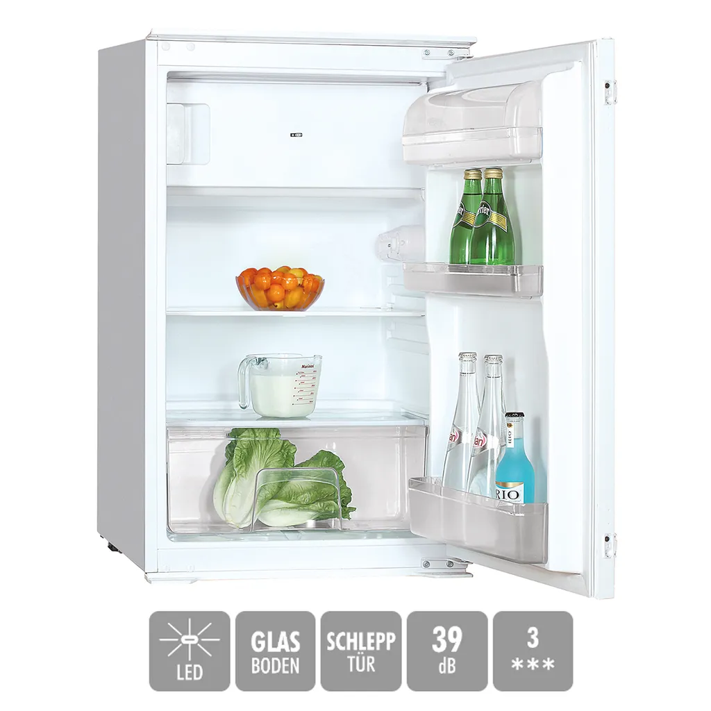 PKM Einbau Kühlschrank Mit Gefrierfach KS120.4 EB Schleppscharnier 118 L 4 PKM Einbau Kühlschrank Mit Gefrierfach KS120.4 EB Schleppscharnier 118 L – Bild 2