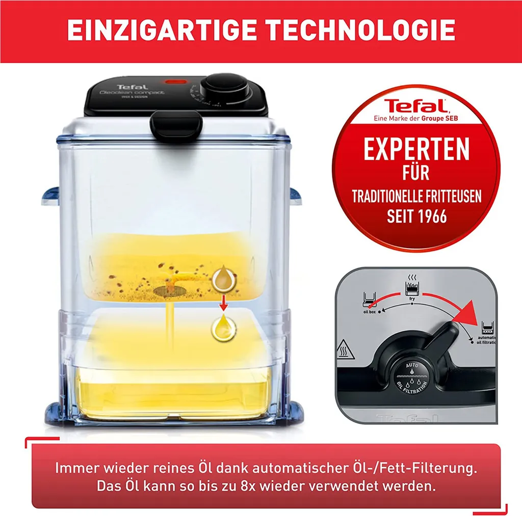 Tefal Oleoclean Compact FR701616 8 Tefal Oleoclean Compact FR701616 – Bild 6