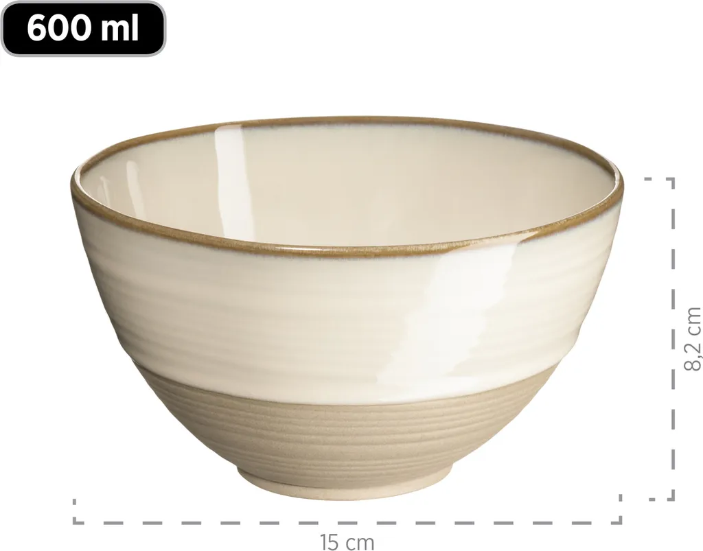 Mäser 931818 Frühstücksset Nottingham Für 4 Personen, Steinzeug, Beige (1 Set, 12-teilig) 10 Mäser 931818 Frühstücksset Nottingham Für 4 Personen, Steinzeug, Beige (1 Set, 12-teilig) – Bild 8