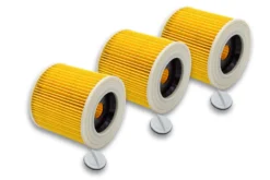 Vhbw 3x Patronen Filter Kompatibel Mit Kärcher WD 2500 M, WD 3200 AF Waschsauger Ersatz Für 6.414-552.0.