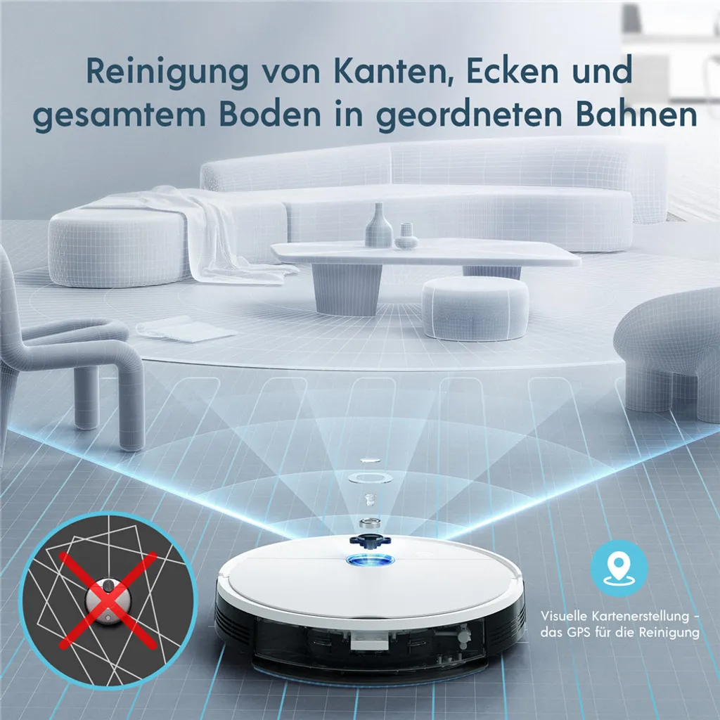 Yeedi Vac Max Saugroboter Mit Wischfunktion 3000Pa Teppicherkennung Staubsauger Roboter 7 Yeedi Vac Max Saugroboter Mit Wischfunktion 3000Pa Teppicherkennung Staubsauger Roboter – Bild 5