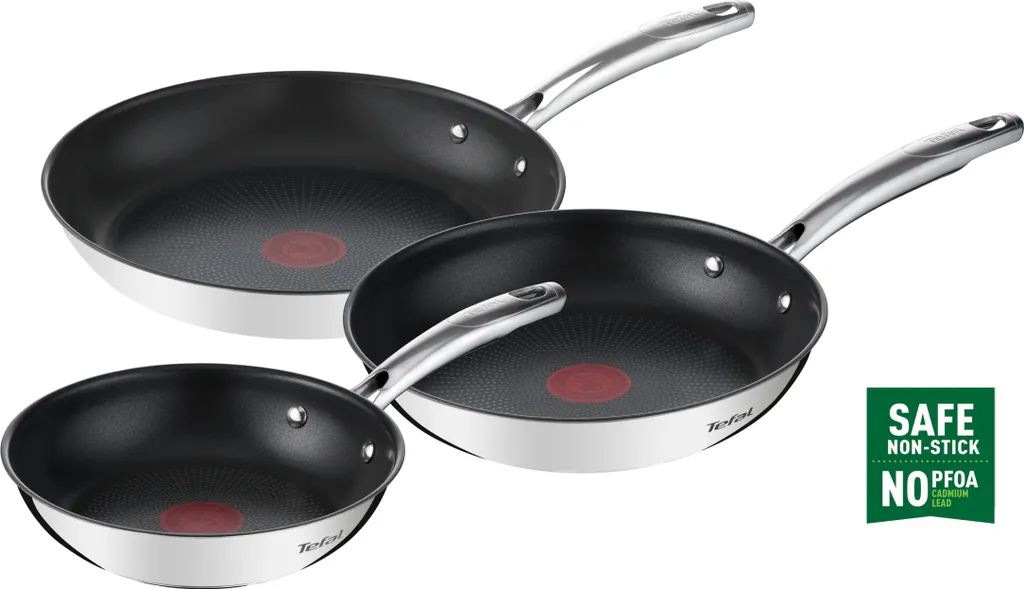 Tefal Duetto+ 3-teiliges Pfannen-Set 20/24/28 Cm G732S3 3 Tefal Duetto+ 3-teiliges Pfannen-Set 20/24/28 Cm G732S3