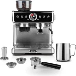BEEM ESPRESSO-GRIND-PROFESSION Espresso-Siebträgermaschine Mit Mahlwerk - 15 Bar Espressomaschine Siebträger Maschine Barista Kaffee Mahlwerk Milchaufschäumer -Kaufland Verkäufe 49b921d4b823a3b7917753f439cbc071