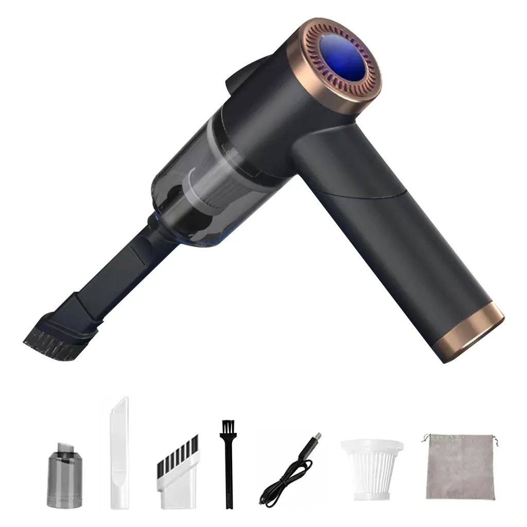 Handstaubsauger Kabellos, Tragbarer Handstaubsauger Für Auto Und Zuhause, Leichter Kabelloser Wiederaufladbarer Staubsauger Mit 9000 PA Starker Saugkraft,Black 4 Handstaubsauger Kabellos, Tragbarer Handstaubsauger Für Auto Und Zuhause, Leichter Kabelloser Wiederaufladbarer Staubsauger Mit 9000 PA Starker Saugkraft,Black – Bild 2