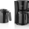 Bestron Kaffeemaschine Mit 2 Thermokannen ACM900TD 900 W Schwarz