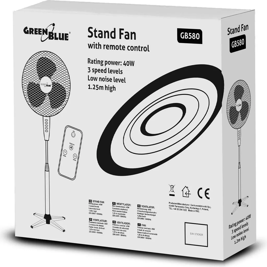 Standventilator Mit Fernbedienung 40 Watt 3 Geschwindigkeitsstufen 40cm Niedriger Oszillation Bodenventilator Windmaschine 7,5h Timer Schwarz 8 Standventilator Mit Fernbedienung 40 Watt 3 Geschwindigkeitsstufen 40cm Niedriger Oszillation Bodenventilator Windmaschine 7,5h Timer Schwarz – Bild 6