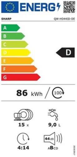 Sharp - QW-HD44ID-DE - Vollintegrierbarer Geschirrspüler - 60 Cm 8 Sharp - QW-HD44ID-DE - Vollintegrierbarer Geschirrspüler - 60 Cm -Kaufland Verkäufe 4ab42ab0fdc156163a592a9b71ce3701