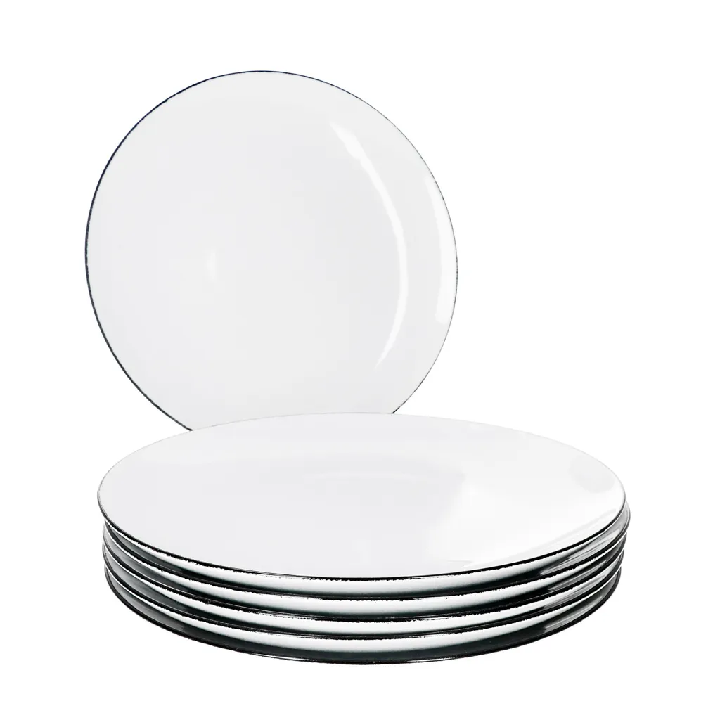 Van Well Black Star 24tlg. Kombi-Service 6 Personen Porzellan Geschirr-Set 4 Van Well Black Star 24tlg. Kombi-Service 6 Personen Porzellan Geschirr-Set – Bild 2