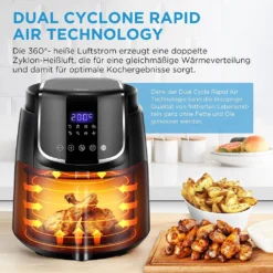Midea Heißluftfritteuse 3,5L Heißluft Fritteuse Mit 8 Verschiedene Programmen, Digital Touchscreen, Temperaturkontrolle, 1500W Heissluftfritteuse Air Fryer 15 Midea Heißluftfritteuse 3,5L Heißluft Fritteuse Mit 8 Verschiedene Programmen, Digital Touchscreen, Temperaturkontrolle, 1500W Heissluftfritteuse Air Fryer -Kaufland Verkäufe 4aee6984ab08e031e0789e6d798d2705