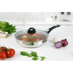 Genius Cerafit Steel Bratpfanne 28cm + Glasdeckel - Ofenfeste Keramikpfanne Mit Abnehmbarem Griff Für Alle Herdarten; A24665 13 Genius Cerafit Steel Bratpfanne 28cm + Glasdeckel - Ofenfeste Keramikpfanne Mit Abnehmbarem Griff Für Alle Herdarten; A24665 -Kaufland Verkäufe 4b01159fa39d7bb471e34ca826c2e72c