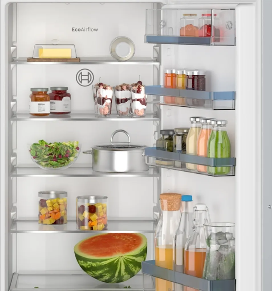 Bosch Serie | 4 Einbau-Kühlschrank, 122.5 X 56 Cm, Flachscharnier KIR41VFE0, Multi Box XXL, Super Cooling 6 Bosch Serie | 4 Einbau-Kühlschrank, 122.5 X 56 Cm, Flachscharnier KIR41VFE0, Multi Box XXL, Super Cooling – Bild 4