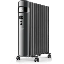 Taurus Agadir Öl-Radiator 2500 W NA, Öl-Heizlüfter, Öl, Öl, Indoor, Flur, Schwarz