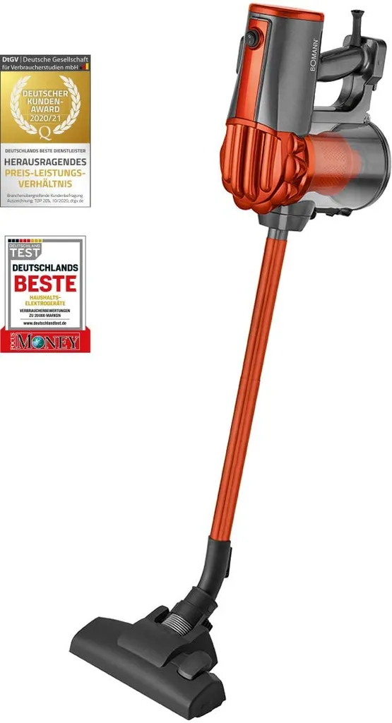 Bomann BS 1948 CB N Bodenstaubsauger, 2 In 1 – Boden- Und Handstaubsauger In Einem, Energiesparende 600 Watt, HEPA-Filter (Hoch-Effizienz-Partikel-Luftfilter), Anthrazit / Orange 7 Bomann BS 1948 CB N Bodenstaubsauger, 2 In 1 – Boden- Und Handstaubsauger In Einem, Energiesparende 600 Watt, HEPA-Filter (Hoch-Effizienz-Partikel-Luftfilter), Anthrazit / Orange – Bild 5